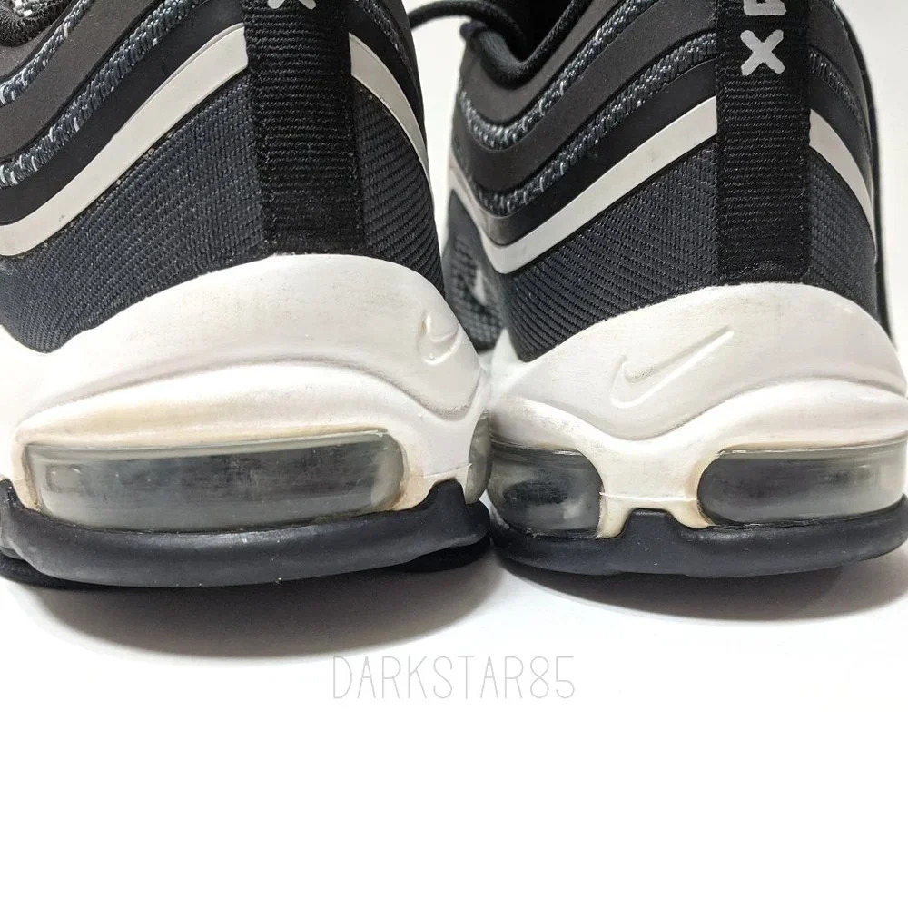 Nike Air Max 97 Black, White, Pure Platinum, & Anthracite Men's Sneakers 2017 - Picture 7 of 10